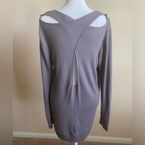 Athleta Coaster Go-To long sleeved sweatshirt. Small, charcoal grey. ultra soft.